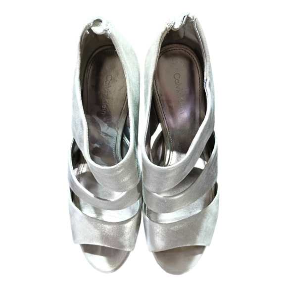 Calvin Klein Platform Stiletto Heels EUC - Picture 2 of 6